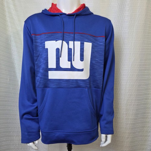 New York Giants Football Hoodie Blue Red NWT Men's L/XL - SEE DESC - Picture 2 of 11