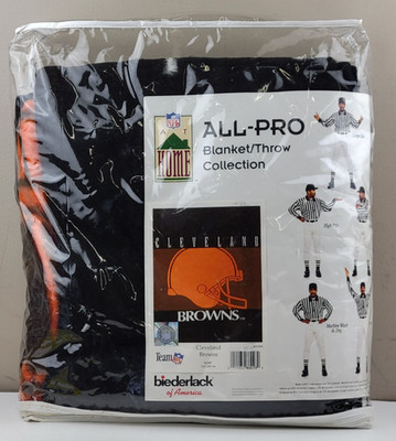 Biederlack NFL at Home All-Pro Collection 60x80'' Cleveland Browns Throw Blanket