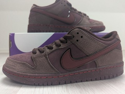 NEU  Größe 42.5 - Nike Sb Dunk Low City of Love Burgundy Bordeaux Rot | FN0619