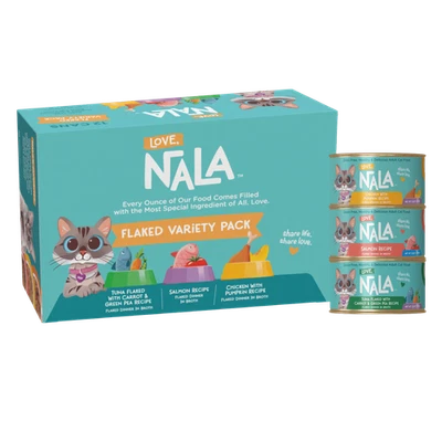 Love, Nala Flaked Variety Pack Adult Cat Food