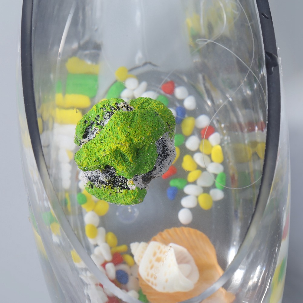 °Aquarium Fish Tank Floating Rocks Ornament Landscape Moss Suspended Stone.