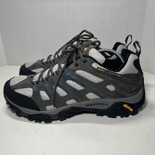 NEW Men's Merrell Moab Ventilator Hiking Shoe Men's 9.5 Gray Vibram Continuum