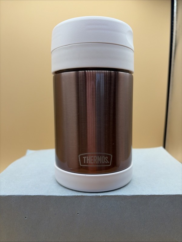 Thermos 16 oz. Insulated Stainless Steel Food Jar w/ Folding Spoon-copper NWT