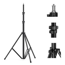 Photography Light Stand 110"/9.2ft/280cm, Air-Cushioned Aluminum Photo Video ...