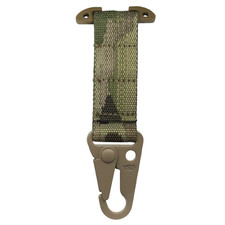 Tactical Clash Hook Hanging Carabiner ICB Molle Webbing Clip Olecranon Metal Out