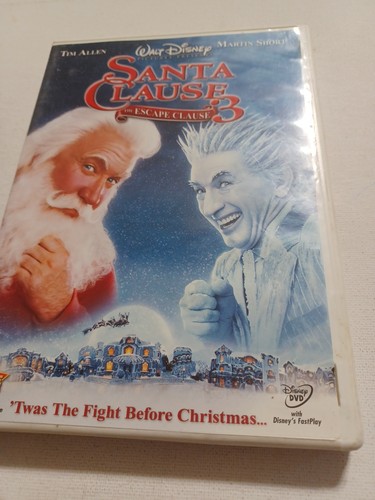 Disney's The Santa Clause DVD Lot Complete Trilogy 1 2 3 TIM ALLEN USED. - Picture 4 of 4