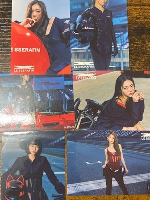6 Le Sserafim Fearless POB Stickers Bundle, Garam, Chaewon, Sakura, Kazuha