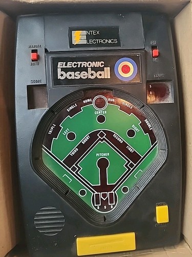 Vintage 1979 Entex Electronic Handheld Baseball Game Model 8001 - Works - Picture 2 of 6