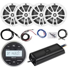 JBL PRV-175 Digital Receiver, 4x 6.5" 180W Speakers, Amplifier, Kit, Antenna