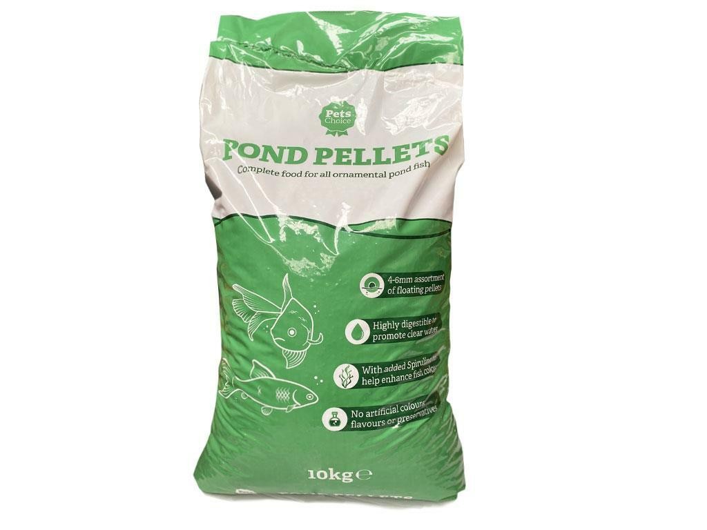 10kg Pets Choice Pond Pellets Suitable For All Pont Fish Koi