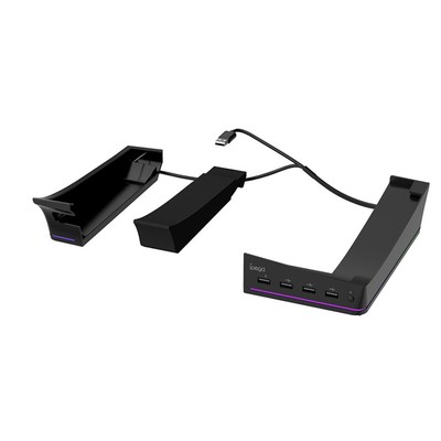  für  SLIM Konsole, Horizontaler Aufbewahrungsständer, Tragbar, mit 4 USB-A4412