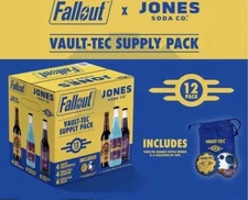(LIMITED EDITION) Jones Soda Co. Fallout Vault Tec Supply 12 Pack free shipping!