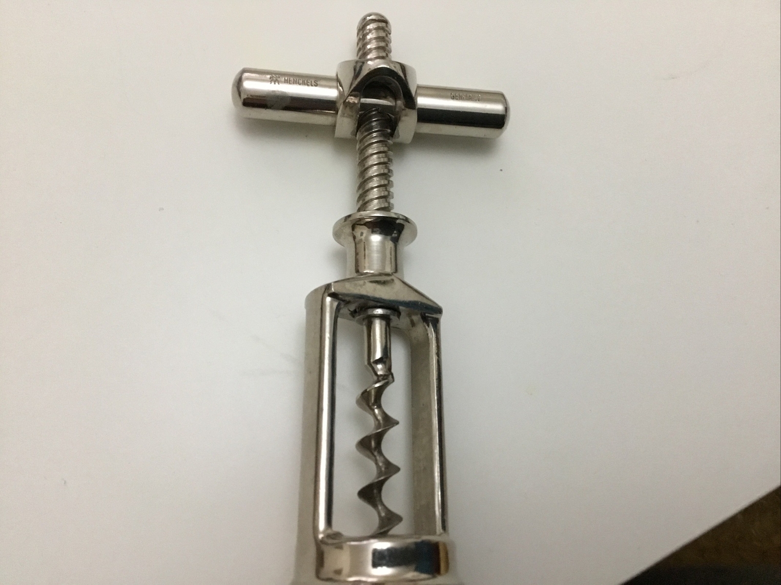 Vintage Zwilling J.A. Henckels Wine Bottle Corkscrew Opener Fly Nut