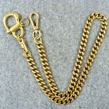 Handmade Solid Brass Bag Wallet Chain Fob Pants Chain Key Chains - 27 INCHES