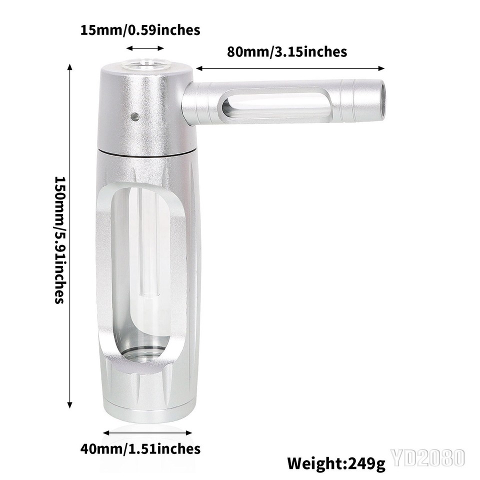 Mini Shisha Pipe Metal Bottle Water Pipe Portable Mini Hookah Shisha Tobacco Smoking ...