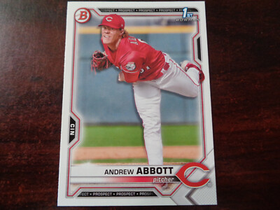 2021 Bowman Draft Andrew Abbott #BD-8 1st Year ROOKIE CARD-Reds