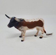 Terra by Battat Longhorn Steer AN2627 Farm Animal Ranch Bull Cow