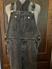 Free People We The Free Black Denim Overalls Size 25