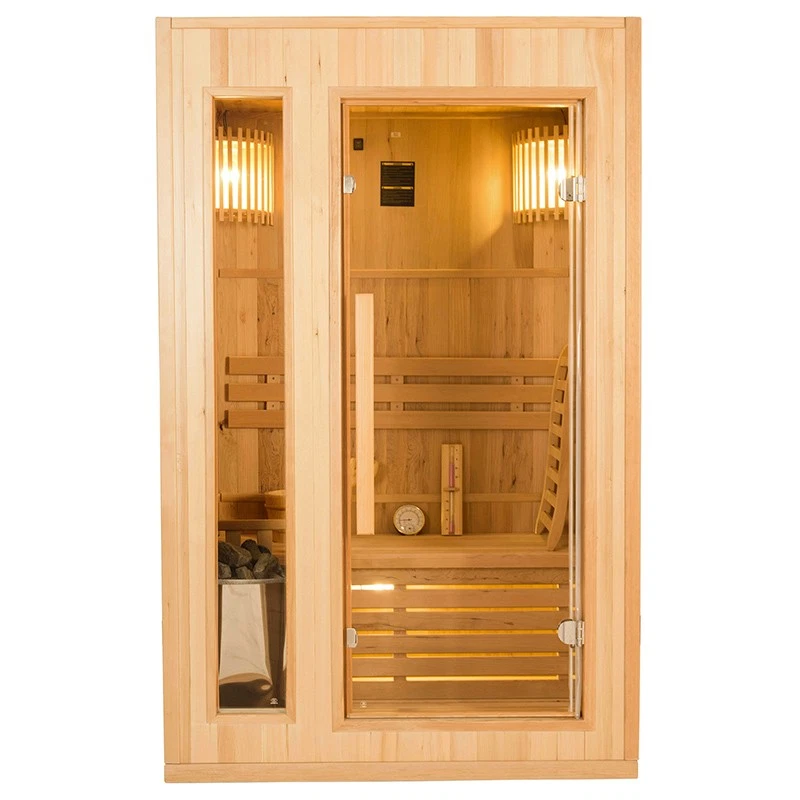 Sauna Saunakabine Finnische Traditionelle 2-Sitzer Komplettpaket Harvia 3,5 kW - Bild 4 von 4