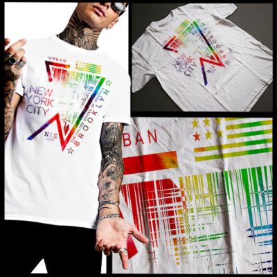 New York City Abstract Subway T-Shirt Brooklyn Queens The Bronx Harlem Manhattan