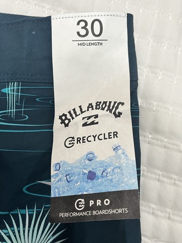 Billabong 73 Pro NWT Men's Blue Hawaiian Stork Board Shorts W30 Length 18” - Picture 3 of 10