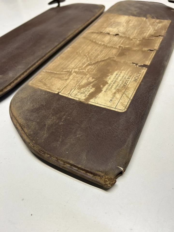 Camión Chevrolet GMC 1982 82 C10 K10 K20 K30 OEM parasol izquierdo derecho dañado Foto 2 de 4