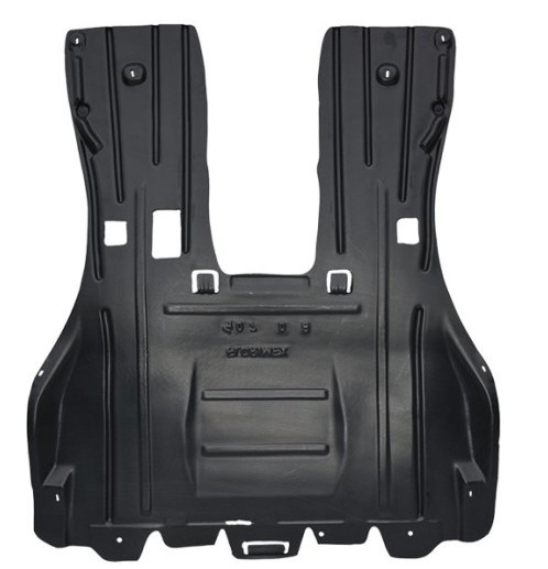 Plaque sous moteur pour Citroën C5 de 2008 à 2014 en plastique ABS noir