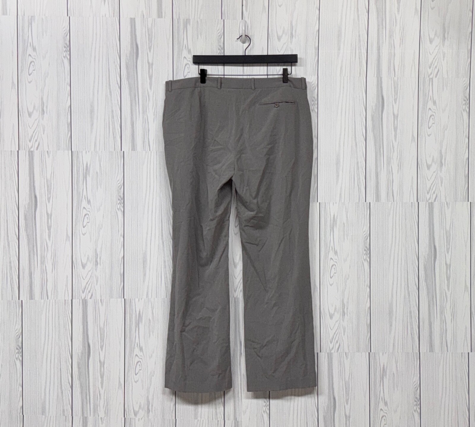 Calvin Klein dress pants womens size 16 modern fit straight leg high rise gray