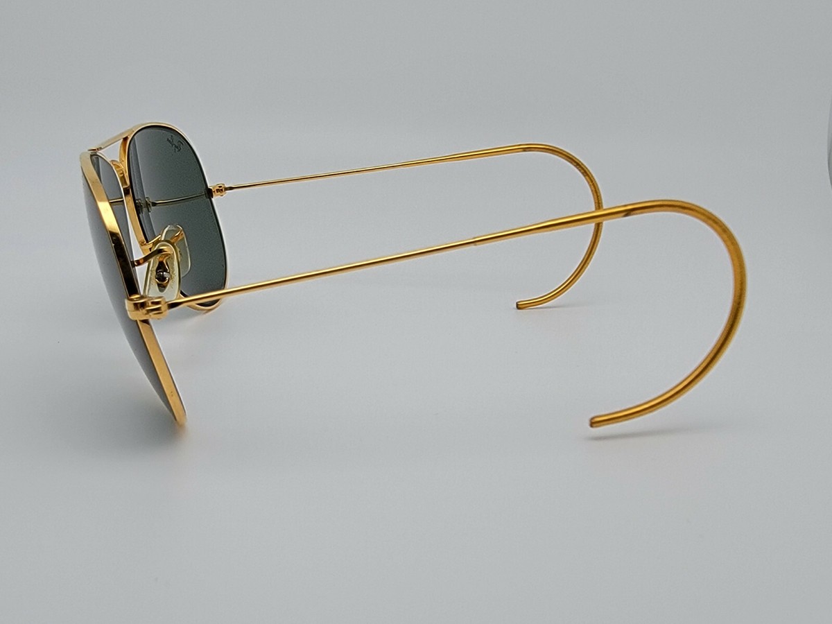 Ray-Ban B&L Z0282 Gold Arista G-15 Green Lens Cable Temple Ray-Ban B&L Z0282 Gold Arista G-15 Green Lens Cable Temple