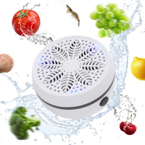 White Portable Vegetable and Fruit Cleaner Machine Mini Fruit Washing Machine