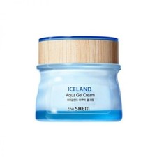 Image of The SAEM Iceland Aqua Moist Cream 2OZ Moisturizer Smoothing Skin K beauty