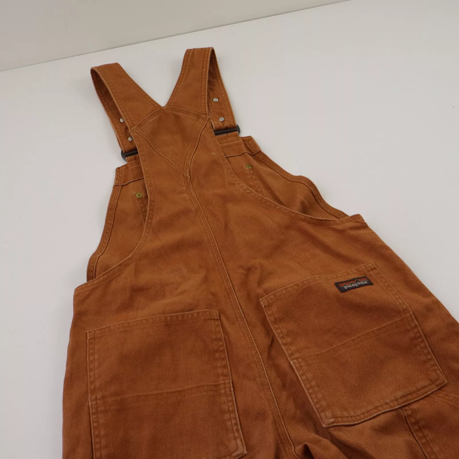 patagonia hemp canvas carpenter double knee bib short pants