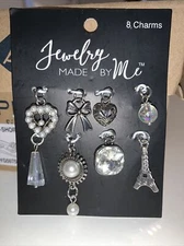 Jewelry Made By Me  Charms 8/Pkg-Heart