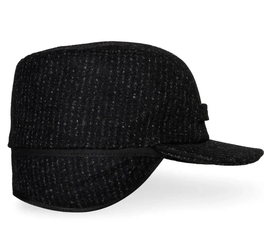 Filson Mackinaw Cap 20252978 MADE IN USA Chalk Rope Stripe