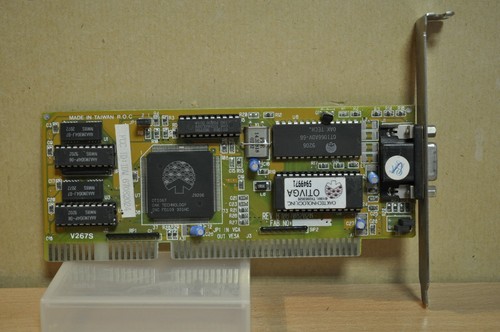 Carte graphique vidéo OAK Technology OTI067 V267S Rev B FCC ID : IDW 67082024 ISA