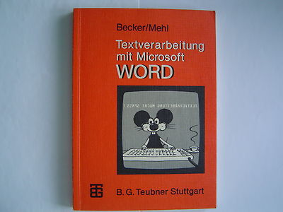 Handbuch Word Textverarbeitung - Original von 1985  