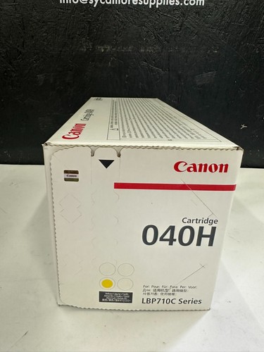 Canon 0455C001 040H Original Canon High-Yield Laser Toner Cartridge - Yellow - Picture 4 of 5
