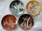 Collectors Plates 8-1/2" (Set Of 4) See Description