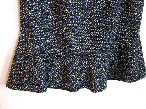 Falda Estilo Sirena Estilo Sirena Lana Multicolor Tirón Multicolor Talla 38/8 Rt $750 - Imagen 7 de 7