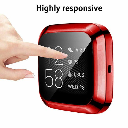 Custodia orologio protezione schermo intero per Fitbit Versa 2 3 4 Sense Lite - Foto 35 di 35