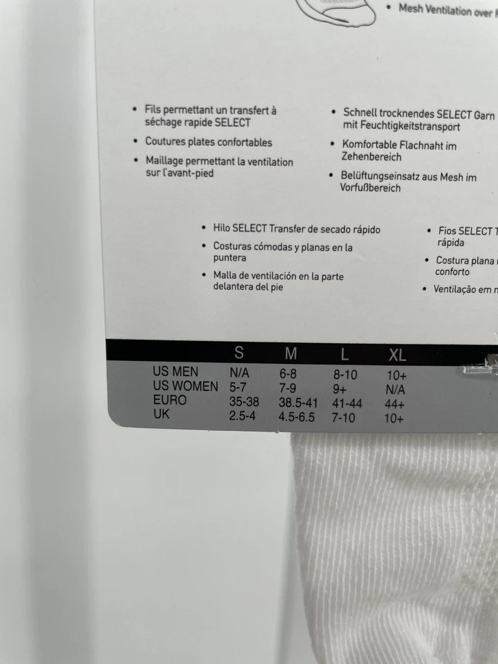 Calcetines multideporte Pearl Izumi para mujer Attack No Show talla S blancos de secado rápido cómodos Foto 3 de 4