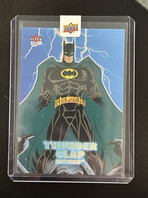 BATMAN 2025 UD FLEER ULTRA DC THUNDER CLAP INSERT CDD EXCLUSIVE CARD #11