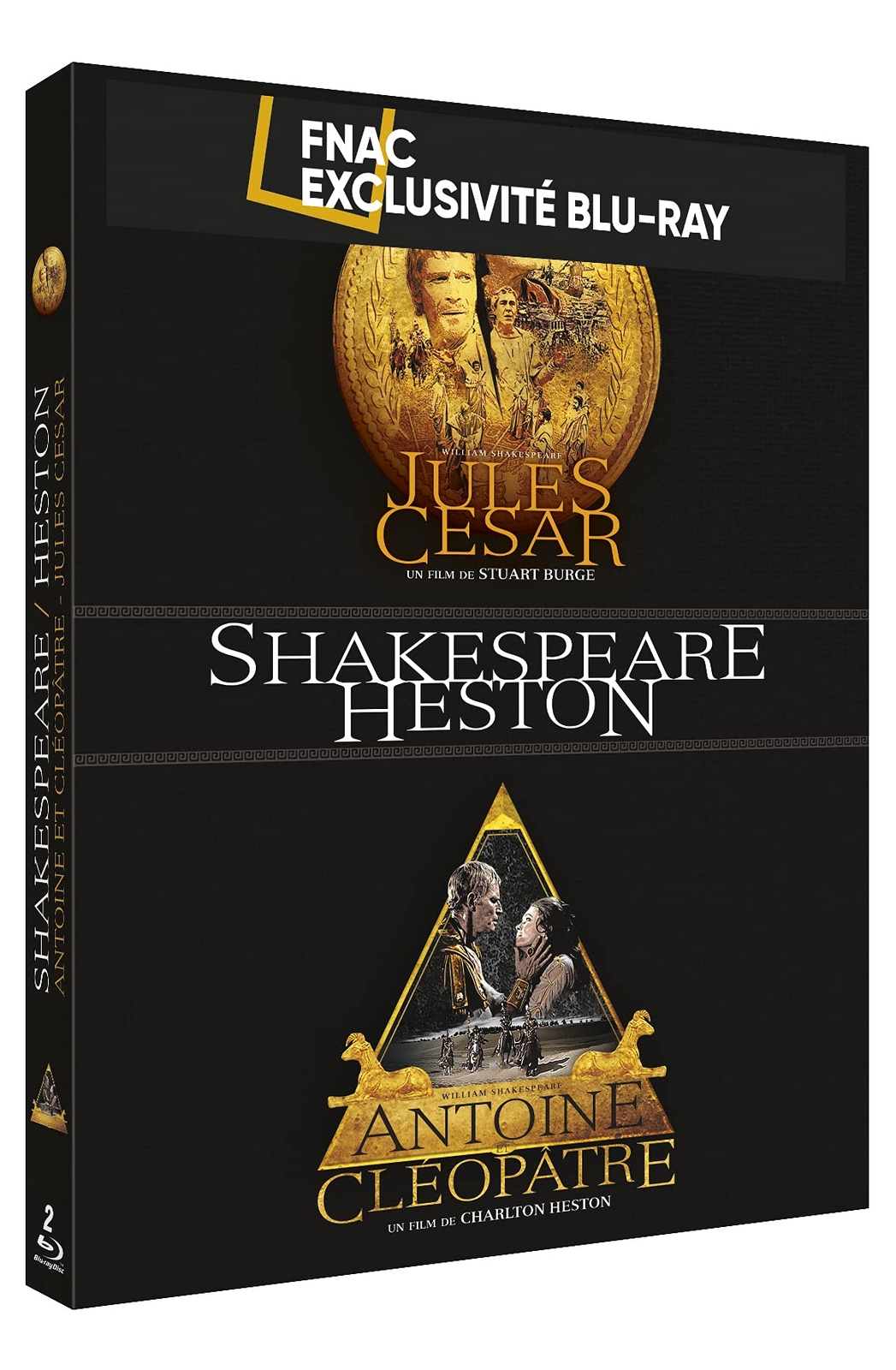WILLIAM SHAKESPEARE - CHARLTON HESTON - 2 BLU-RAY (Blu-ray)