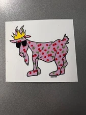 GOAT USA Cherry Goat Sticker. Single Sticker. Brand New.