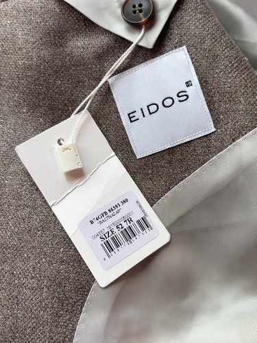 NWT Eidos Balthazar Silk Wool Blazer Size 42 (52 EUR) - 第 6/8 張圖片