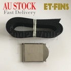 ET-FINS 2.5M Scuba Diving Weight Belt with Stainless Steel Buckle Black, AuStock