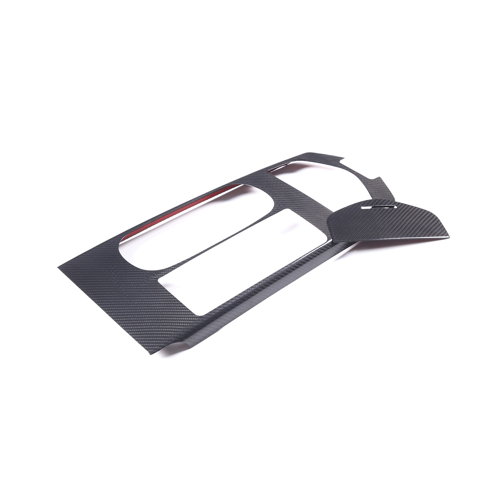 Center Console Gear Panel Trim Carbon Fiber Cover For Maserati Ghibli 2017-22 US