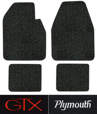 1971 Plymouth GTX Floor Mats - 4pc - Loop | Fits: Auto