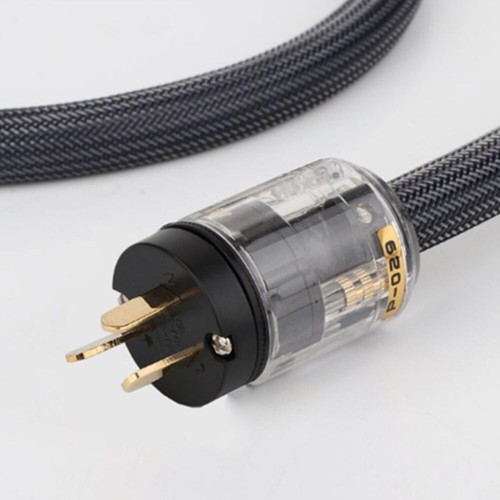 Cavo di alimentazione audio HIFI 4 quadrati spina EU/US/AU cavo di alimentazione puro rame interconnessione - Foto 25 di 28