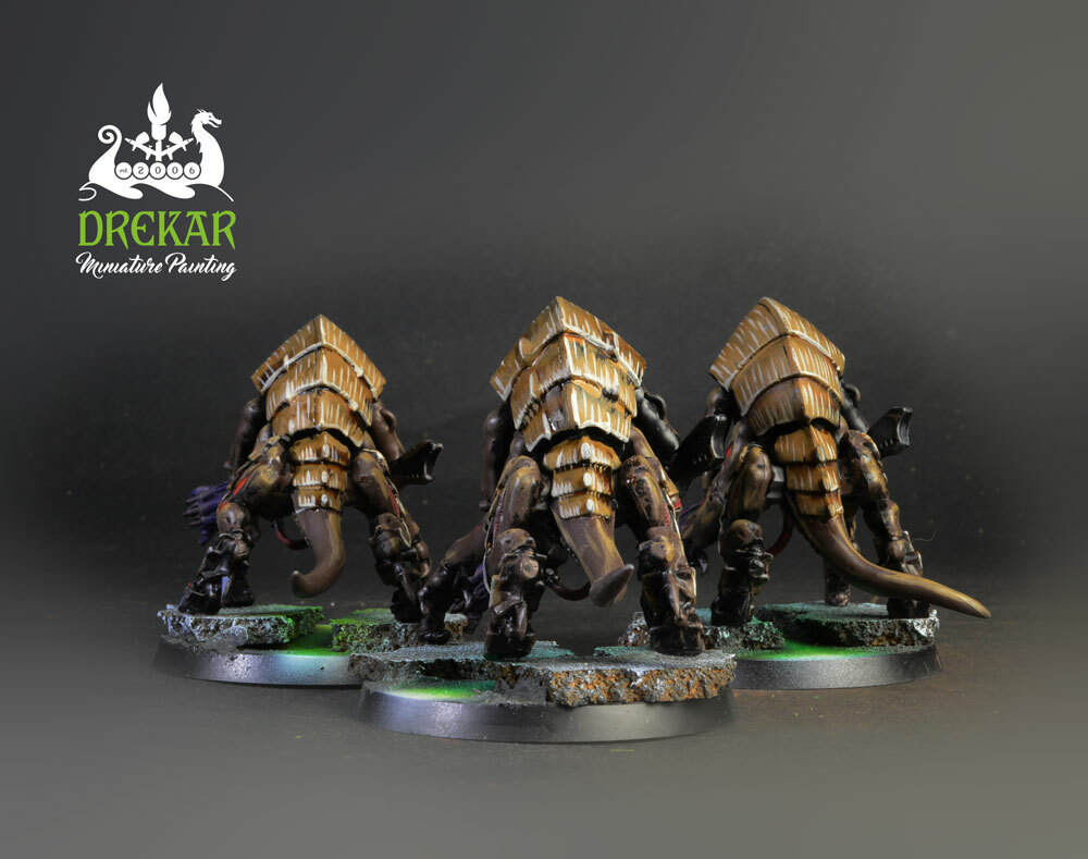 Exocrine Tyranids Kraken – Warhammer 40K – Figurine Peinte Sur Commande